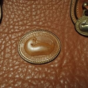 Dooney & Bourke Tan Leather Satchel